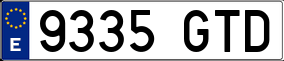 Truck License Plate